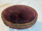 Exceptional Mi’kmaq Curlicue Basketry Pin Cushion