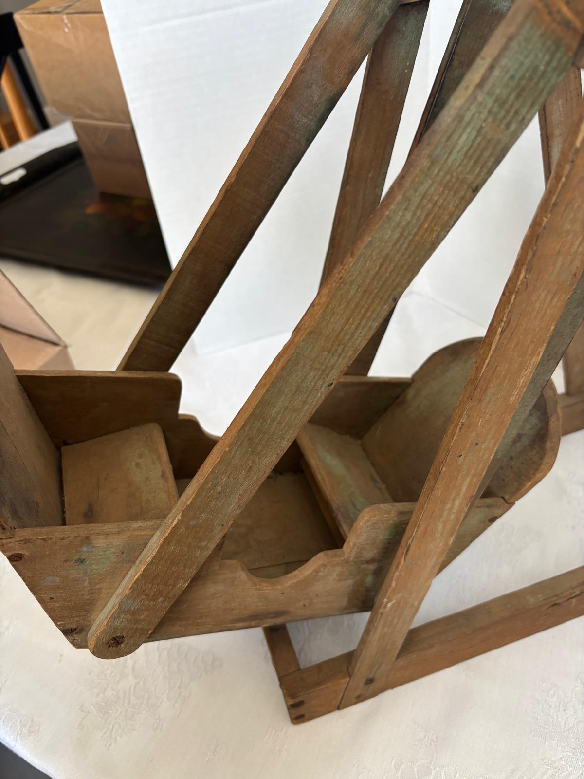 Rare Miniature Salesman’s Sample Freestanding Porch or Yard Swing