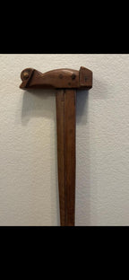 American Folk-Carved Bird-Form Walking Stick, mid–late 19th century
