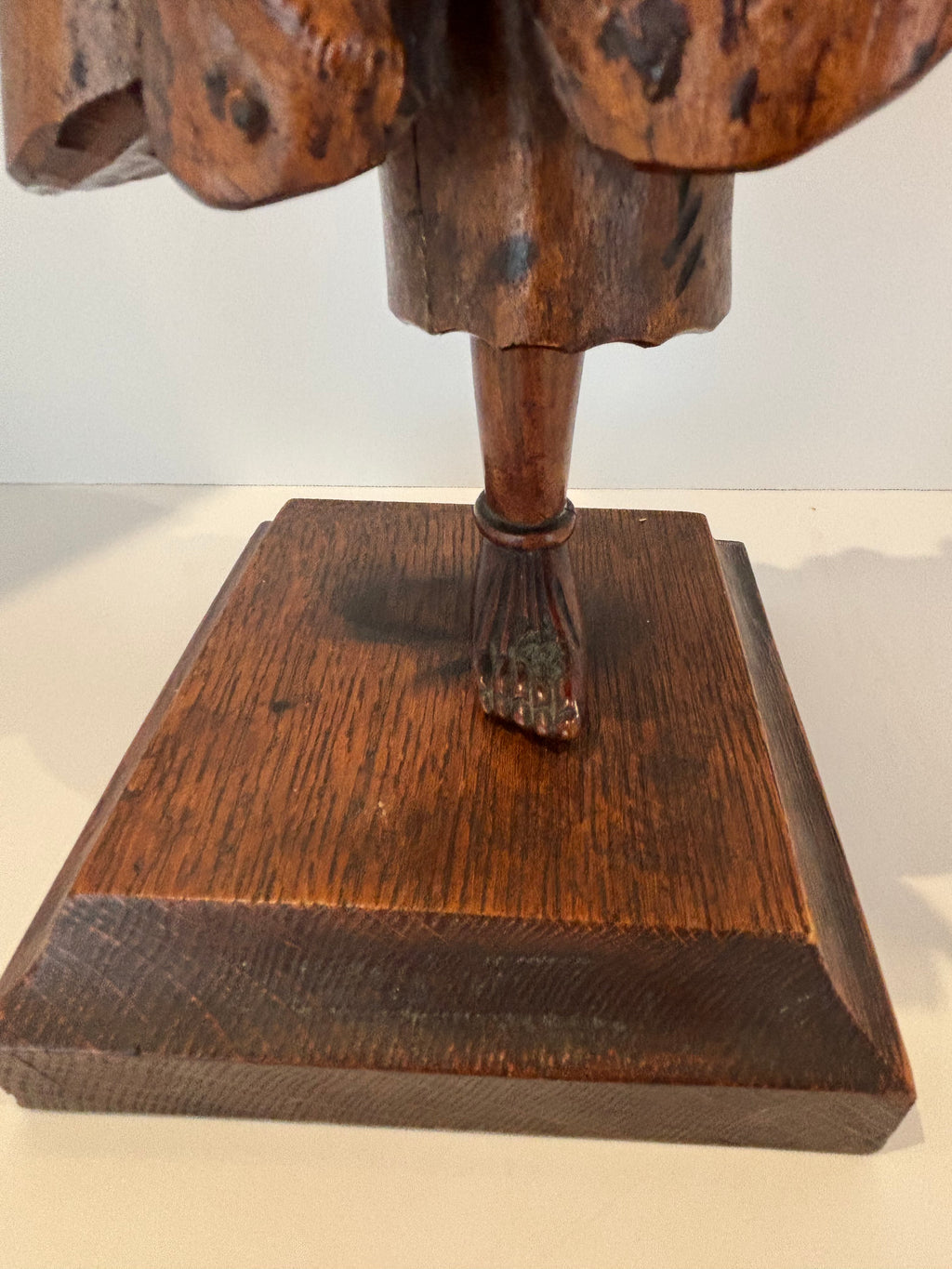 Large Chinese Qing Dynasty Rootwood Figure of a Daoist Immortal, Probably Li Tieguai