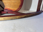 AMERICAN FOLK ART NURSERY ROCKING HORSE