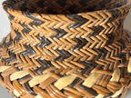 Three Indigenous Central American Miniature Basket Vessels
Probably Panama or Costa Rica, Mid-20th Century (circa 1955–1975)