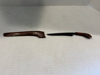 Late 19th Century Grafting Knife with Original Folk-Carved Wooden Sheath