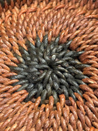 Superb Scandinavian root-twist (rotslöjd) vessel, handmade in Norway or Sweden, ca. 1880–1930.