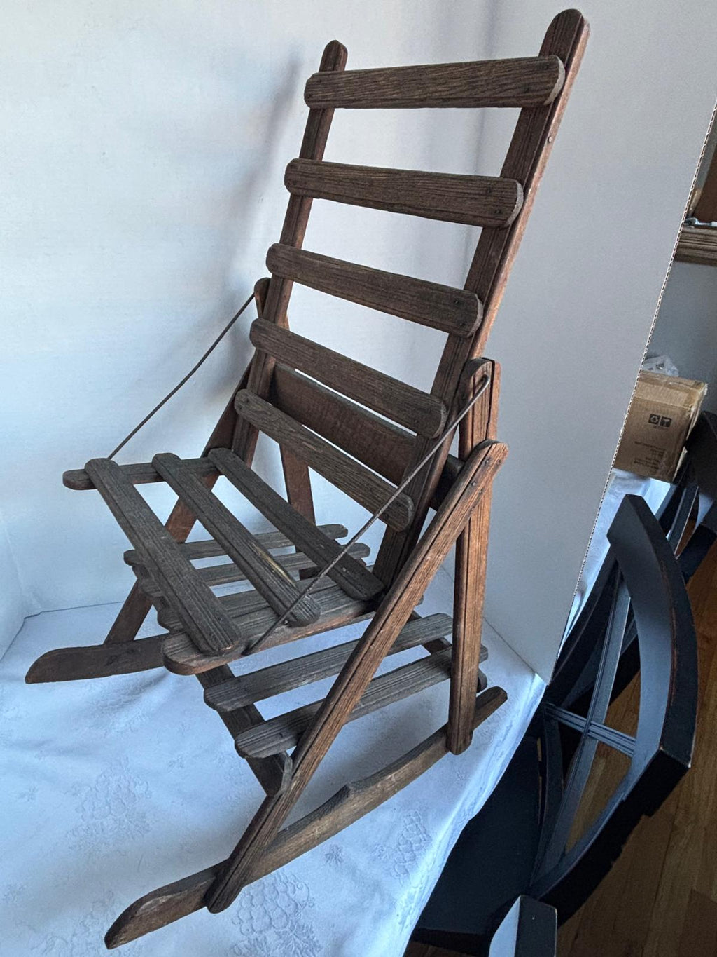 Miniature Slat-Back Rocking Chair