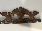 Victorian Cast-Iron Architectural Gate Crest with Birds and Fruit Basket
American, circa 1870–1895