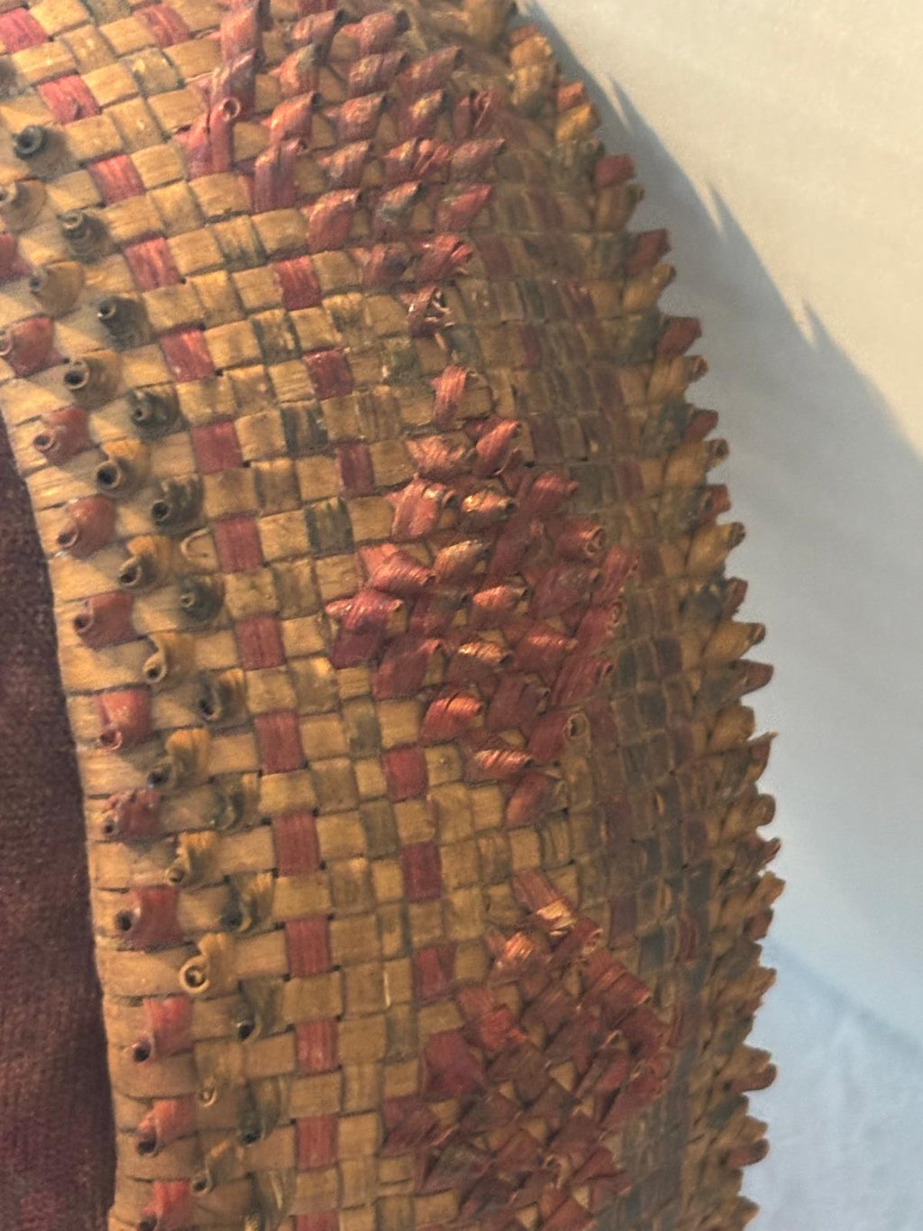Exceptional Mi’kmaq Curlicue Basketry Pin Cushion