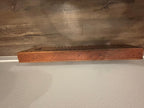 Rare Pangburn’s Chocolates double-sided leather trade sign, Fort Worth, Texas, circa 1915–1925.