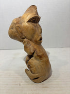 Whimsical Chinese Rootwood Fantasy Figure Qing Dynasty, probably 19th century