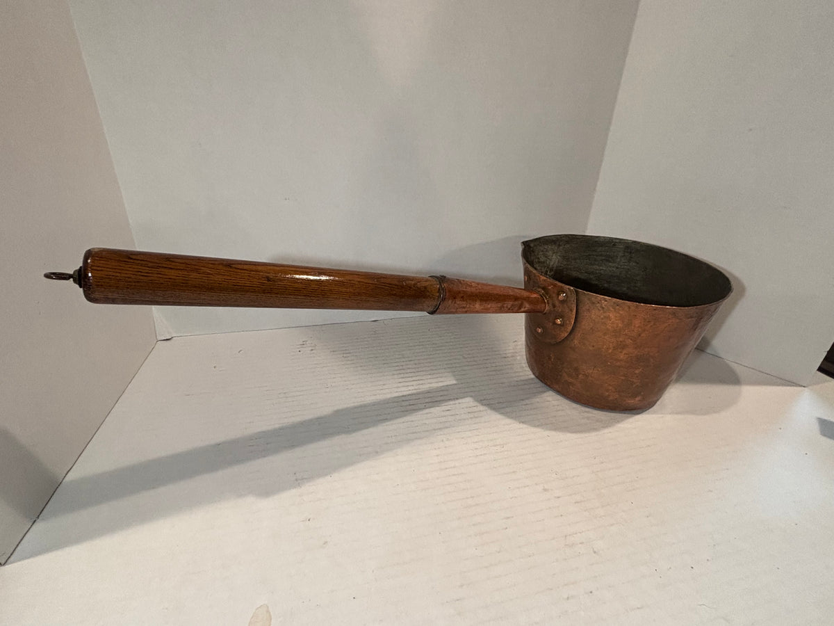 Exceptional Late 19th Century L.F. Duparquet, Huot & Moneuse New York Professional Copper Saucepan, circa 1875–1890.