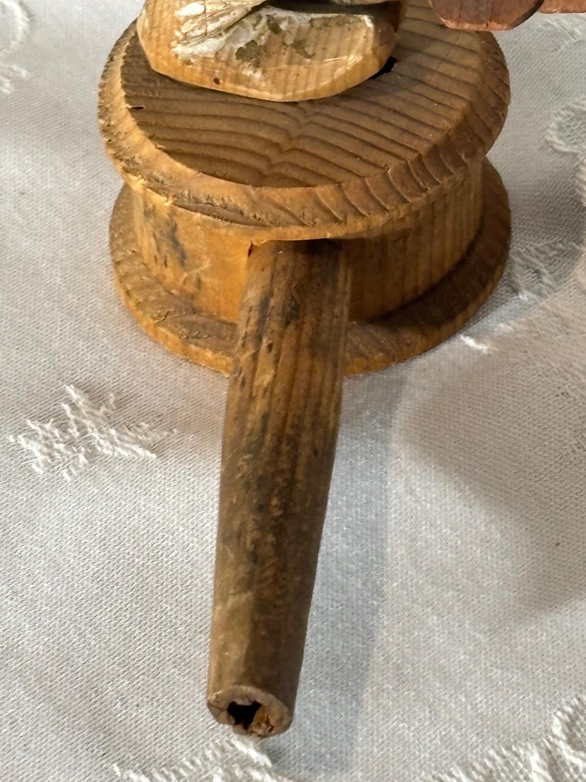 American Carved Sailor Whistle Toy, circa 1880–1910