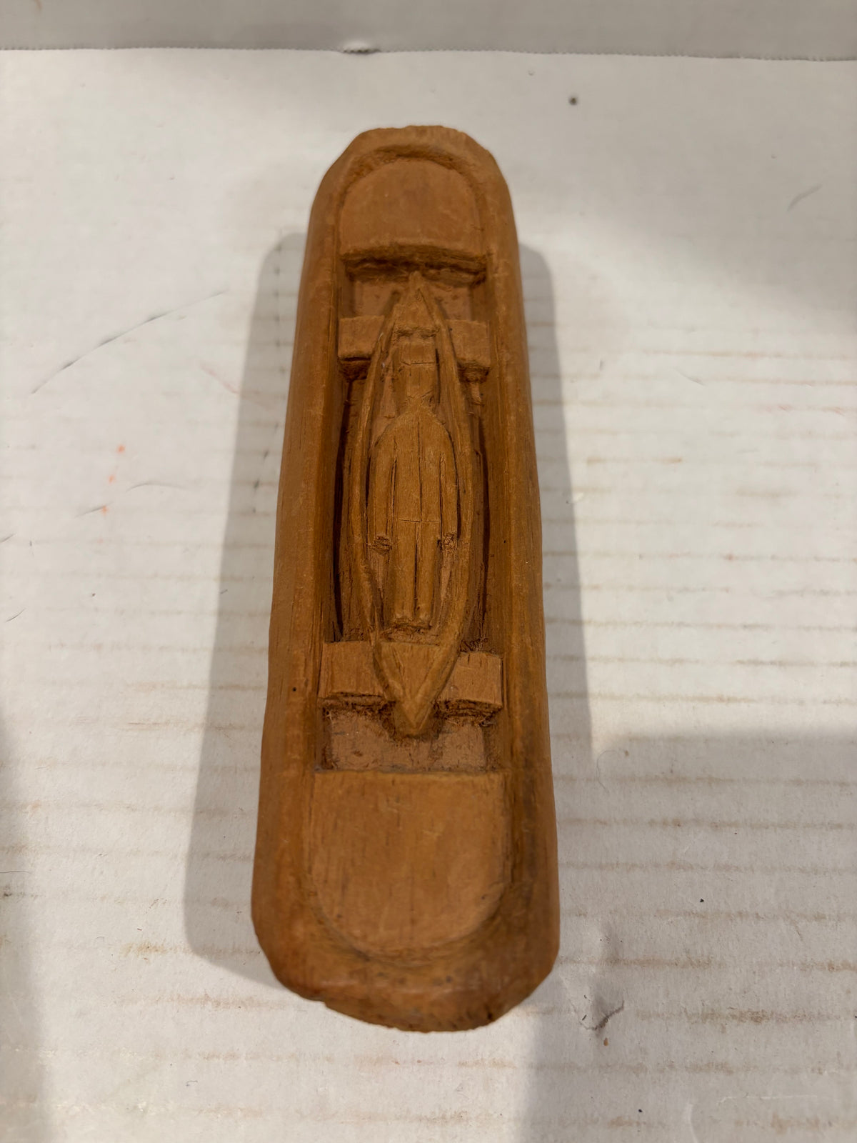 Northwest Coast Indigenous Miniature Carved Canoe with Recumbent Human Figure Southern Northwest Coast, probably Nuu-chah-nulth/Makah cultural sphere