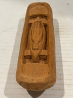 Northwest Coast Indigenous Miniature Carved Canoe with Recumbent Human Figure Southern Northwest Coast, probably Nuu-chah-nulth/Makah cultural sphere