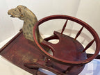 AMERICAN FOLK ART NURSERY ROCKING HORSE