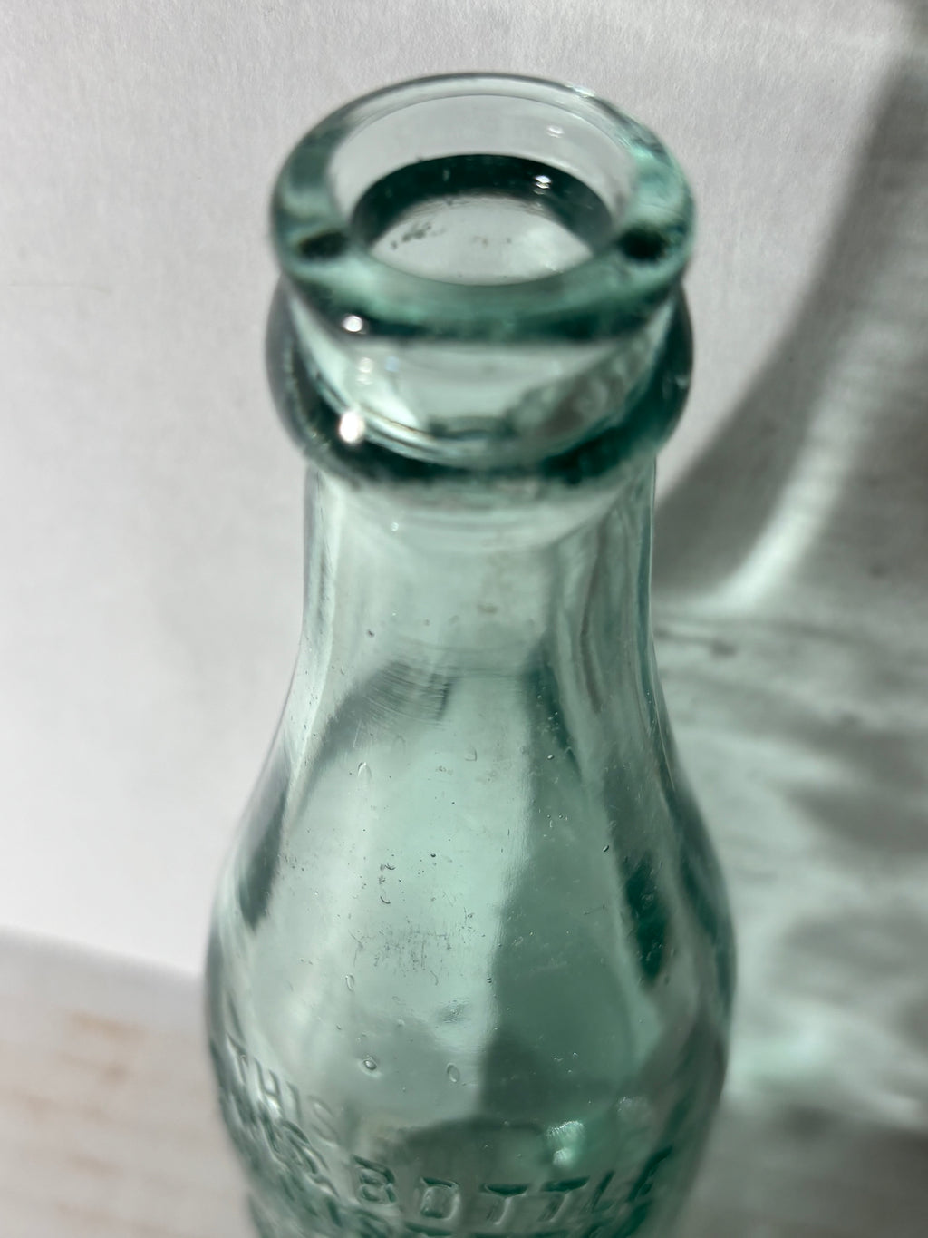 Simpson Spring Company Embossed Spring Water Bottle
