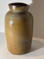 Small American Glazed Utility Crock American, late 19th to early 20th century