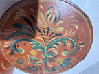 WONDERFULLY FOLKY PENNSYLVANIA-GERMAN PAINT-DECORATED SALT BOX