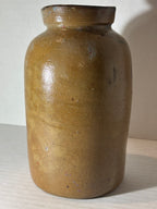 Small American Glazed Utility Crock American, late 19th to early 20th century