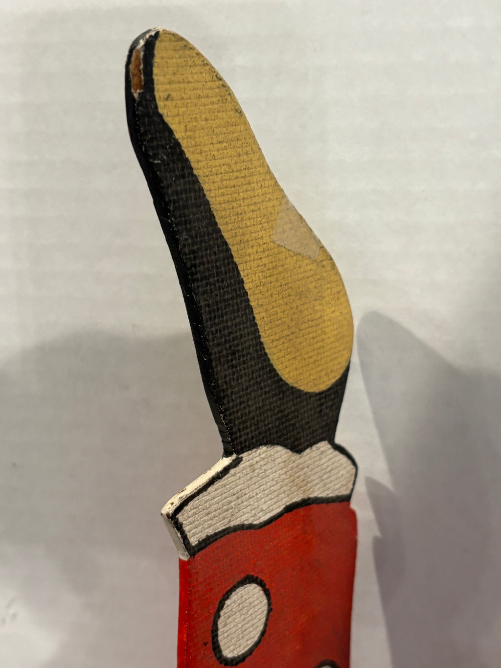 WONDERFULLY GRAPHIC AMERICAN FOLK ART ACROBATIC CLOWN WHIRLIGIG