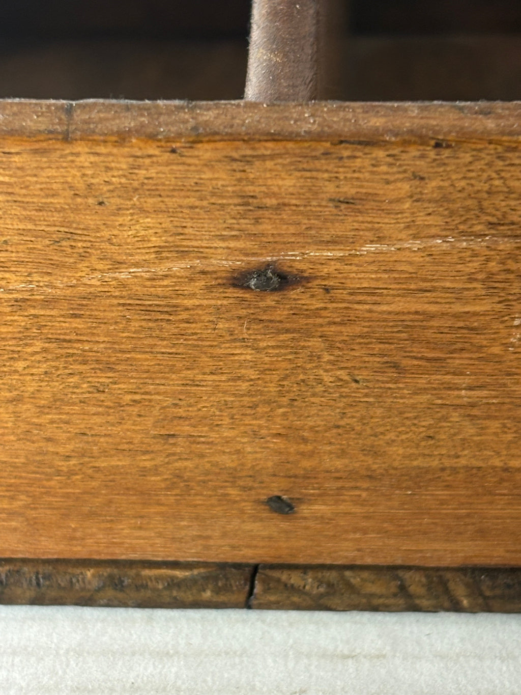 Victorian Walnut Household Carrier American, circa 1880–1910