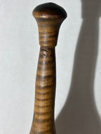 EXCEPTIONAL AMERICAN TIGER MAPLE TREEN MASHER