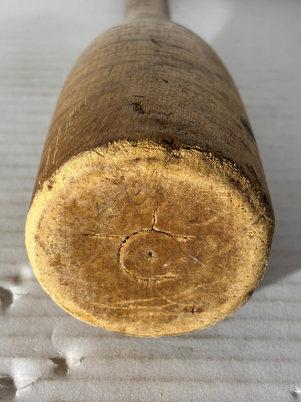EXCEPTIONAL AMERICAN TIGER MAPLE TREEN MASHER
