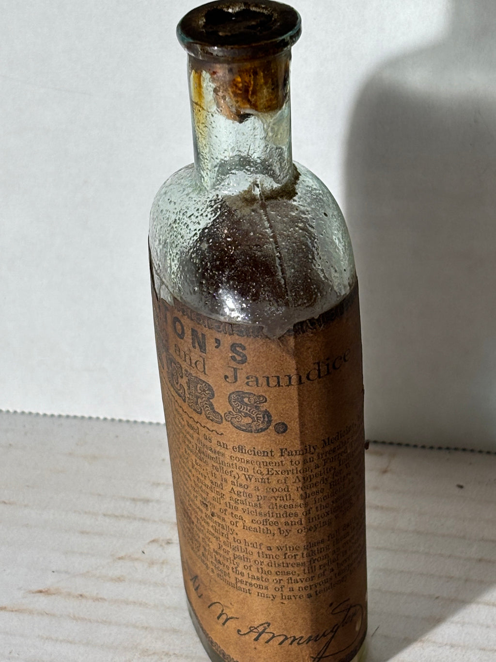 ARMINGTON’S SUPERIOR CATHARTIC AND JAUNDICE BITTERS
