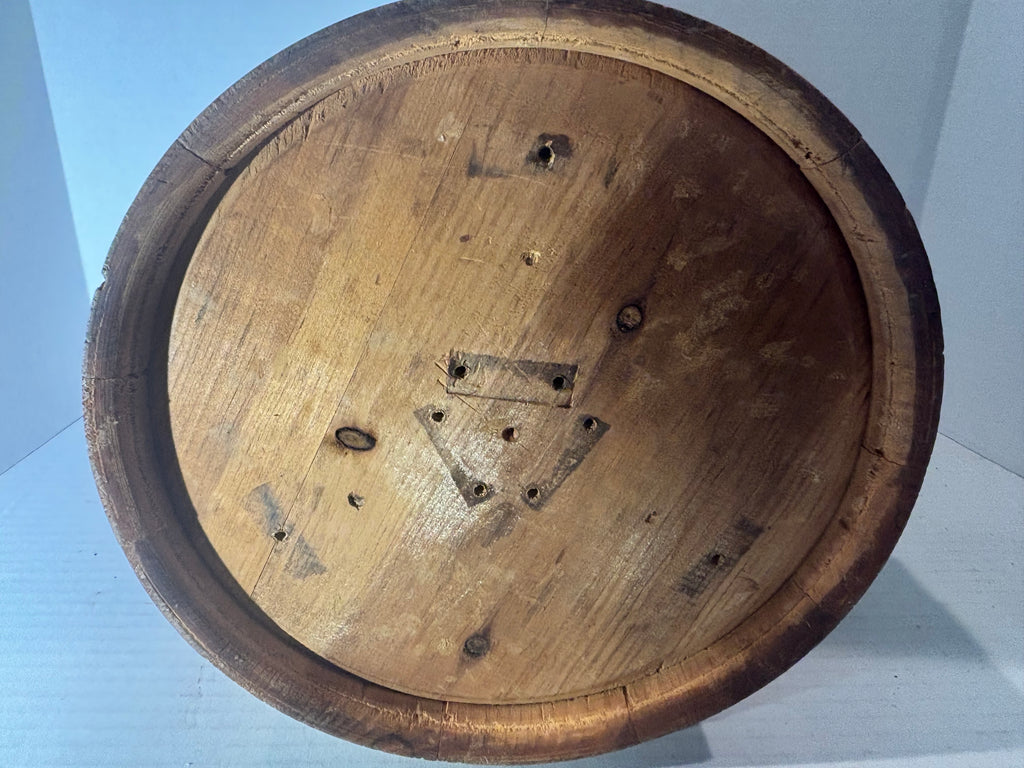 Pennsylvania Bentwood Sewing Bucket with Interior Shelf, Mid-19th Century