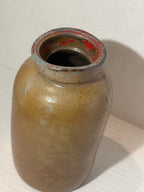 Small American Glazed Utility Crock American, late 19th to early 20th century