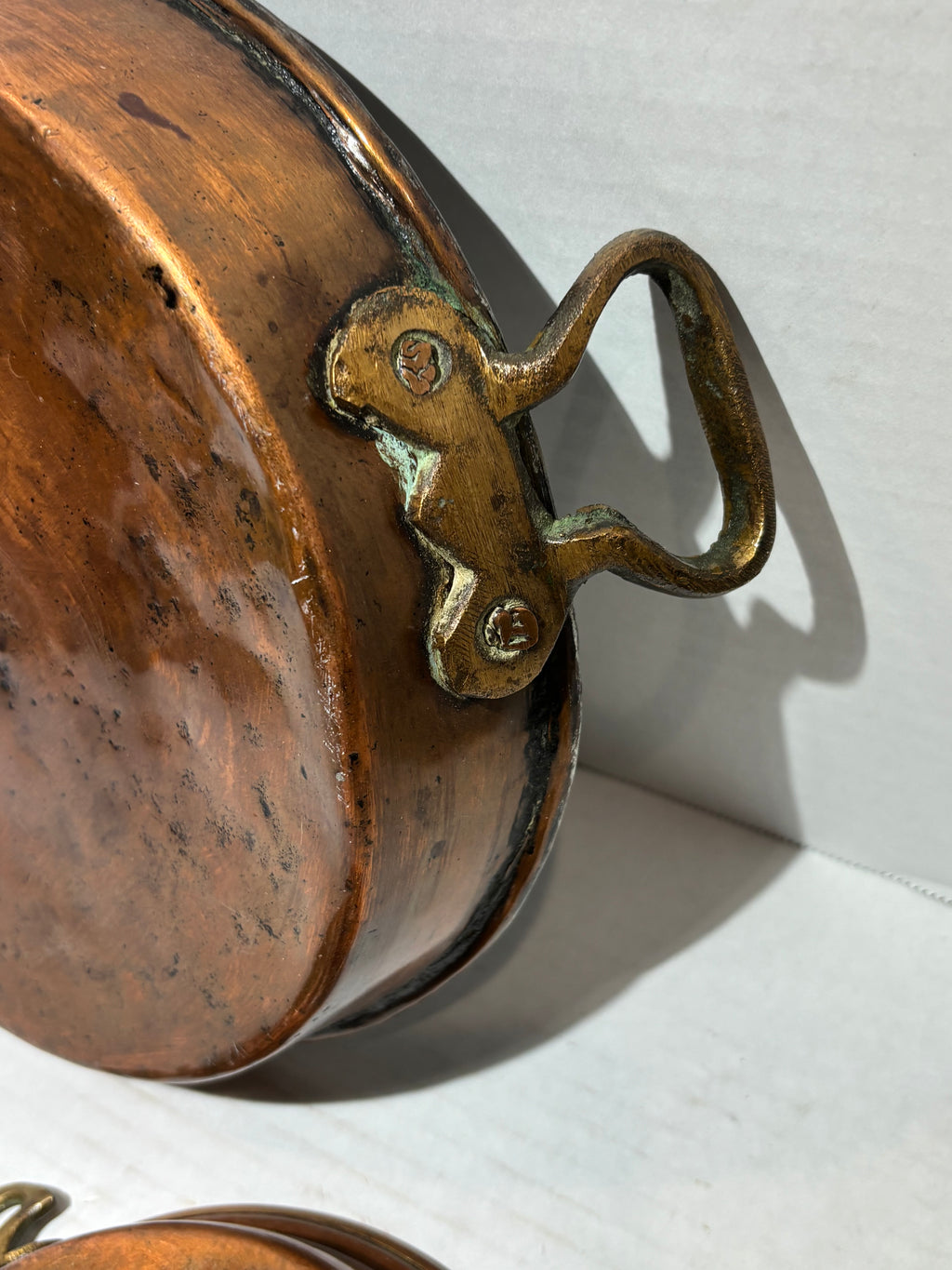 EARLY TIN-LINED COPPER CULINARY PANS French or Continental European, circa 1860–1890 Copper