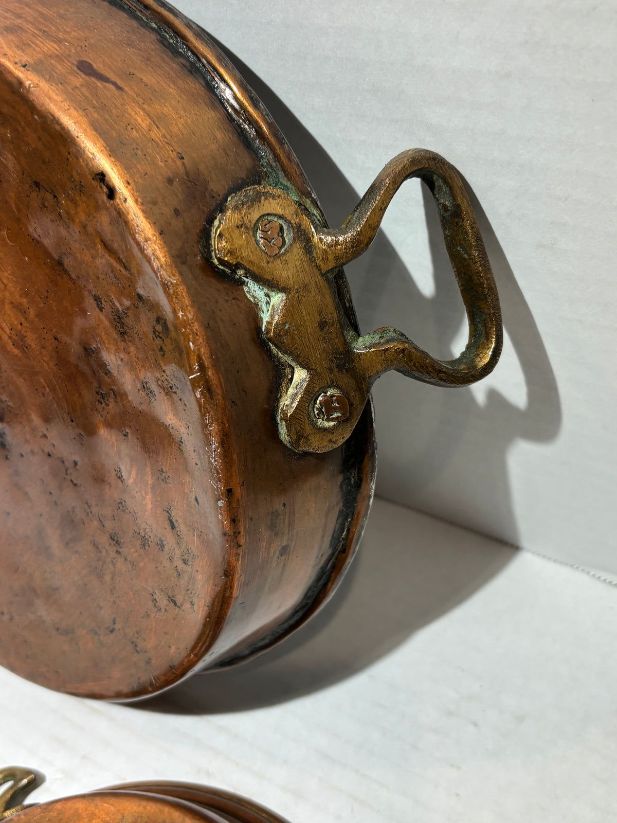 EARLY TIN-LINED COPPER CULINARY PANS French or Continental European, circa 1860–1890 Copper