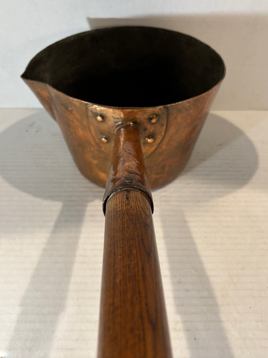Exceptional Late 19th Century L.F. Duparquet, Huot & Moneuse New York Professional Copper Saucepan, circa 1875–1890.