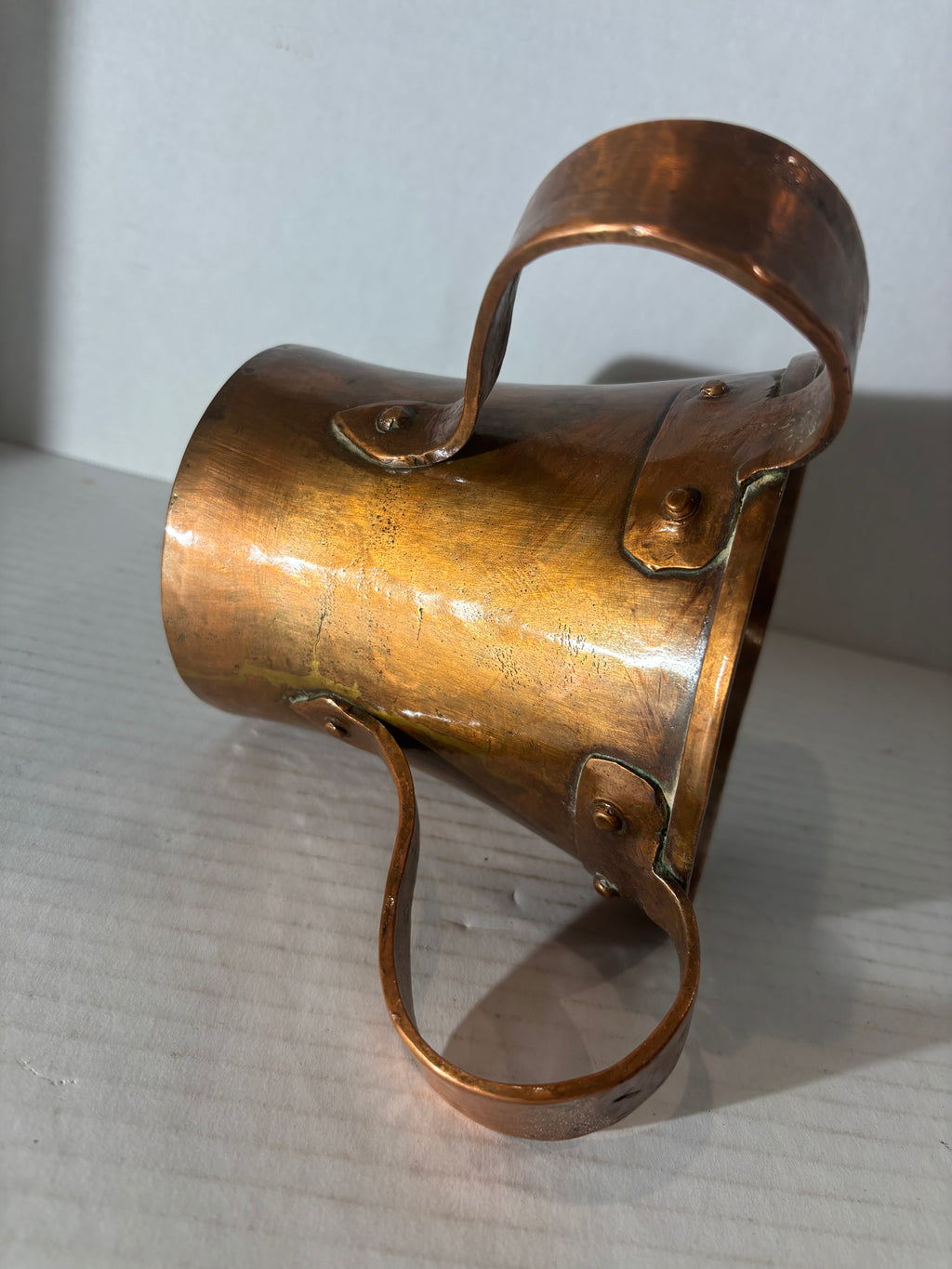 19th Century Copper Judaica Ritual Hand-Washing Vessel (Natla)