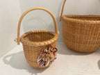 Collection of Four Handwoven Nantucket-Style Baskets Cape Cod, Massachusetts, late 20th century