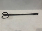 Early Pennsylvania Wrought-Iron Ember & Pipe Tongs, 18th Century