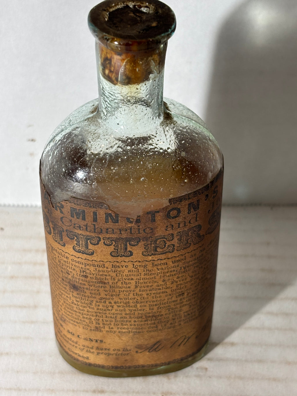 ARMINGTON’S SUPERIOR CATHARTIC AND JAUNDICE BITTERS