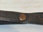 Early Pennsylvania Wrought-Iron Ember & Pipe Tongs, 18th Century