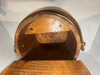 Pennsylvania Bentwood Sewing Bucket with Interior Shelf, Mid-19th Century
