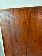 Exceptional 19th-Century Canadian Folk Art Parquetry Checkerboard with Original Playing Pieces
