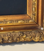 Late 19th / Early 20th Century Signed Oil on Board Floral Still Life in Exceptional Gilt Frame