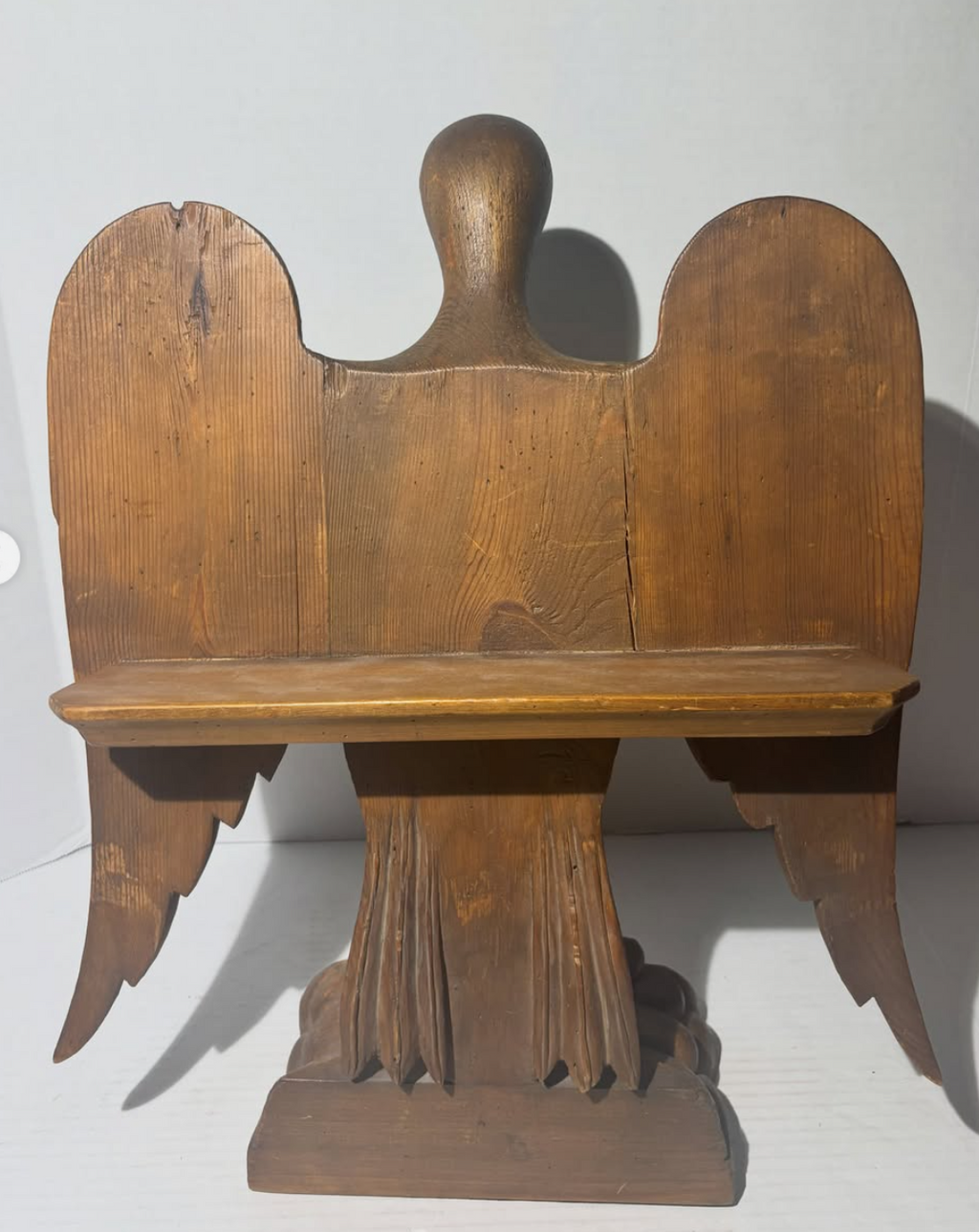 American Folk Art Carved Eagle Bible Stand / Book Lectern