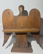 American Folk Art Carved Eagle Bible Stand / Book Lectern