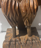 American Folk Art Carved Eagle Bible Stand / Book Lectern