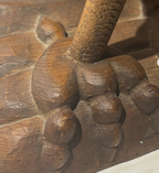 American Folk Art Carved Eagle Bible Stand / Book Lectern