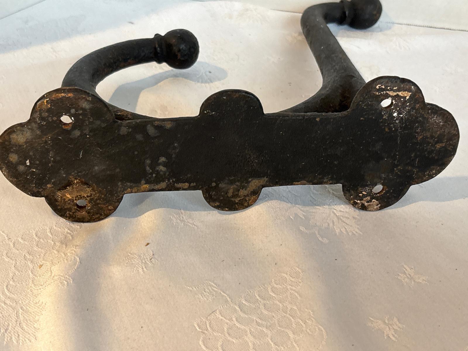 Monumental 19th Century American Cast Iron Harness Bracket Circa 1860–1885