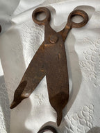 Early American Hand-Forged Iron Shears & Tongs Collection