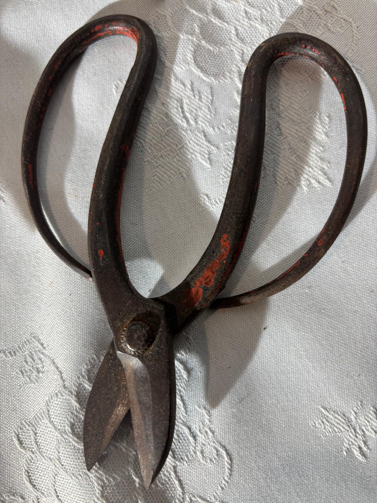 Early American Hand-Forged Iron Shears & Tongs Collection