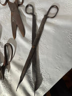 Early American Hand-Forged Iron Shears & Tongs Collection