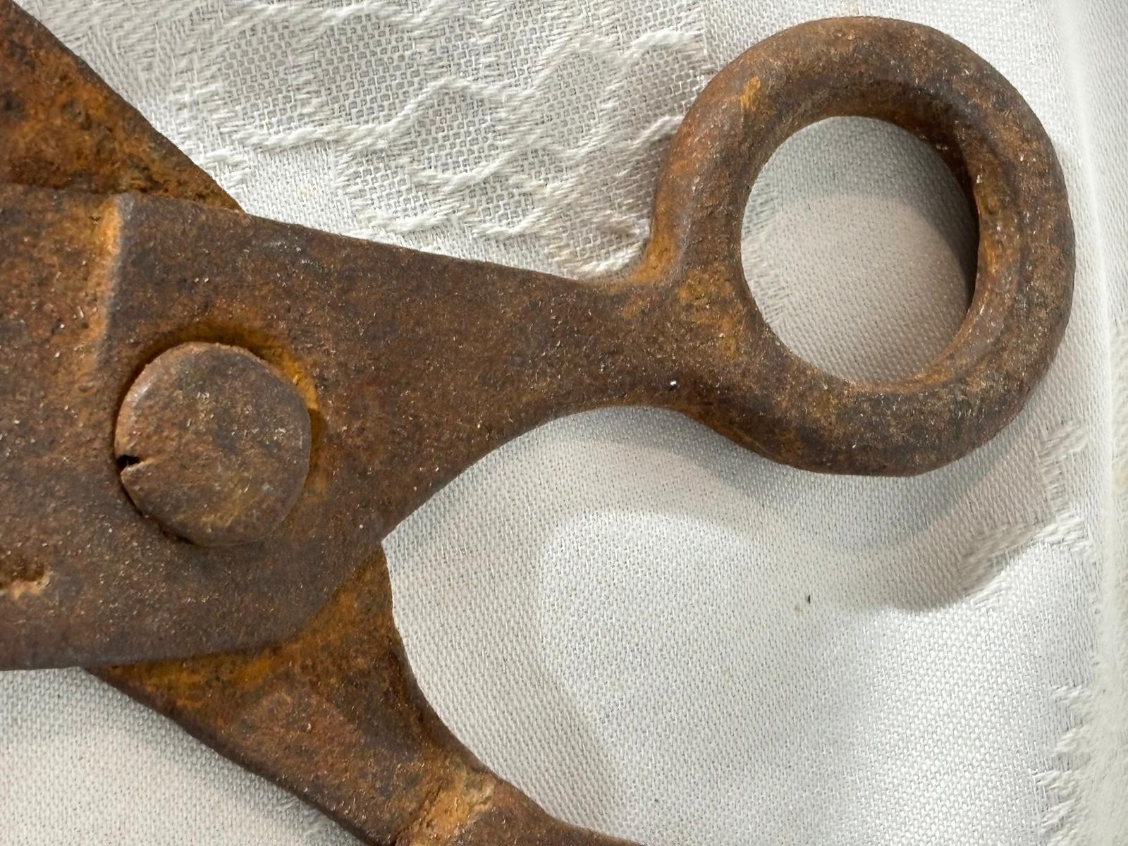 Early American Hand-Forged Iron Shears & Tongs Collection