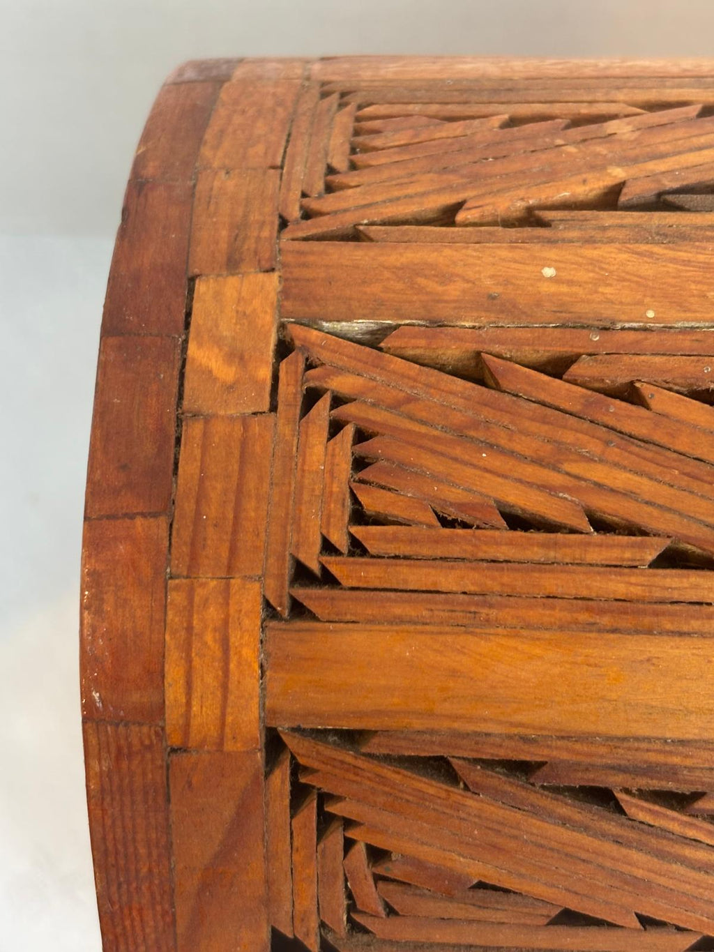 American Tramp Art Dome-Top Stickwork Box  Northeastern United States, circa 1890–1915